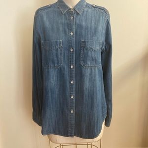 Boyfriend style denim shirt!